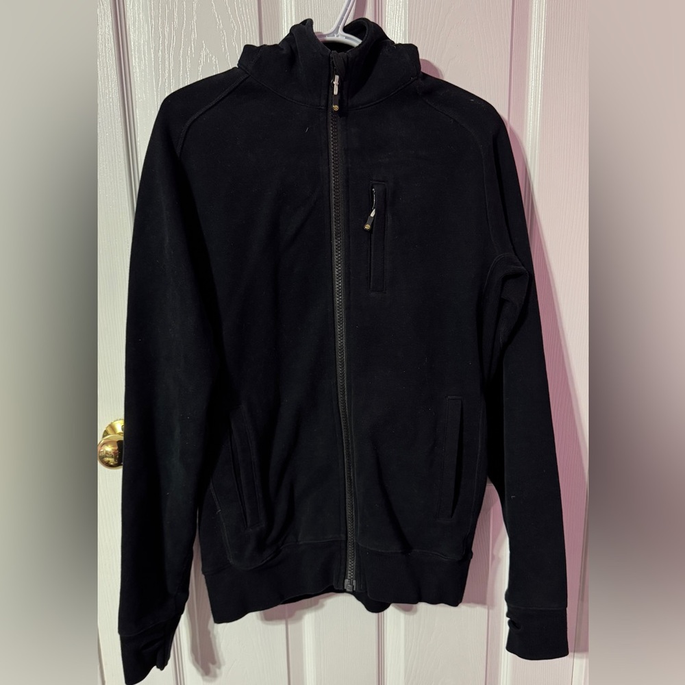 lululemon athletica Men's Black Zip-Up Sweater